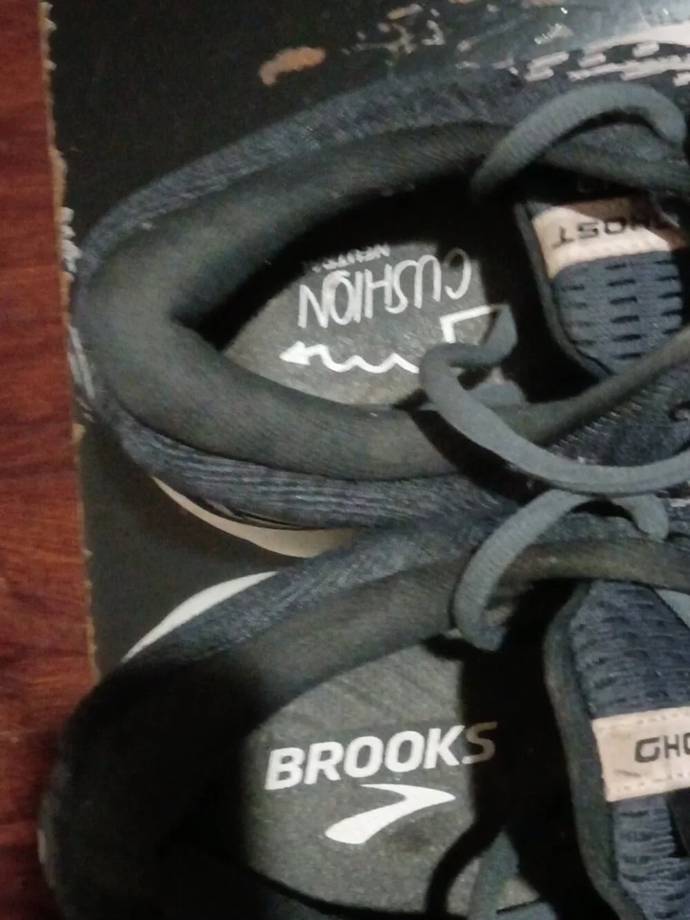 Brooks Ghost 13 Blue Running Shoes Sneakers Women's Size 12, 1203381B023 - Picture 13 of 14